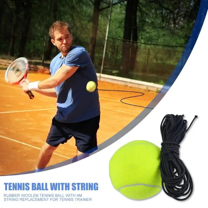 Hot Sale Tennis Balls Wear-resistant Racket Rubber Woolen Tennis Ball with String Training Equipment for Beginner
Hot Sale Tennis Balls Wear-resistant Racket Rubber Woolen Tennis Ball with String Training Equipment for Beginner