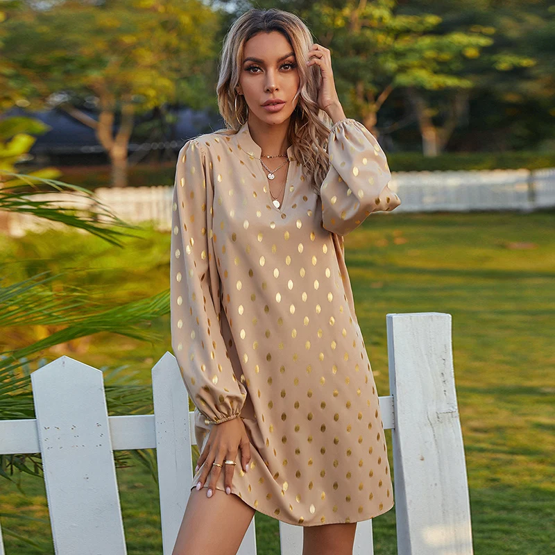 Benuynffy Autumn Office Lady Bronzing Mini Dresses Black Elegant Puff Long Sleeve V Neck High Street Women Loose A-Line Dress
Benuynffy Autumn Office Lady Bronzing Mini Dresses Black Elegant Puff Long Sleeve V Neck High Street Women Loose A-Line Dress