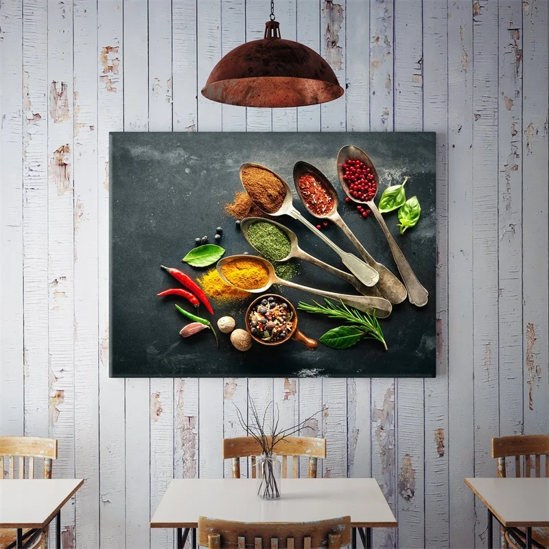 40x60cm Food Canvas Painting Modern Spices Poster Modular Picture Wall Art Prints for Kitchen Restaurant Home Decoration 
40x60cm Food Canvas Painting Modern Spices Poster Modular Picture Wall Art Prints for Kitchen Restaurant Home Decoration