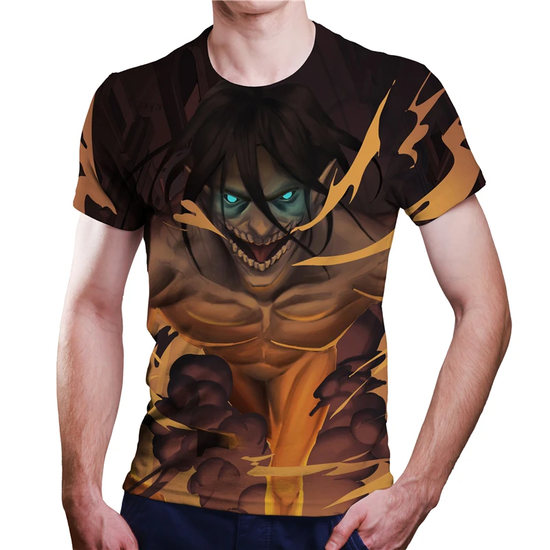 Anime attack on titan hot sale men's graphic t-shirt oversize Harajuku Women's t-shirt short-sleeved loose anime clothing
Anime attack on titan hot sale men's graphic t-shirt oversize Harajuku Women's t-shirt short-sleeved loose anime clothing