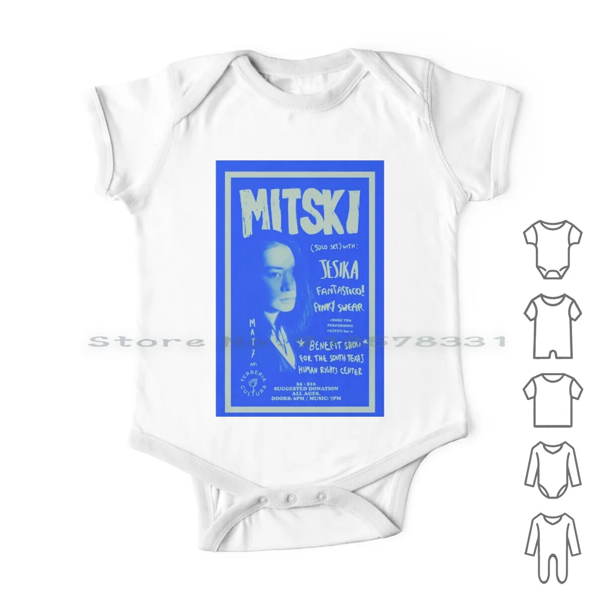 

Mitski Blue Concert Newborn Baby Clothes Rompers Cotton Jumpsuits Mitski Be The Cowboy Music Indie Nobody Lyrics Clairo Bury Me
