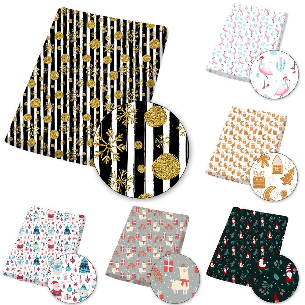 Polyester Cotton Fabric Christmas Gift Claus Printed Cloth Sheets By The Meter DIY Crafts Supplies For Sewing Bags 45*145cm 1pc
Polyester Cotton Fabric Christmas Gift Claus Printed Cloth Sheets By The Meter DIY Crafts Supplies For Sewing Bags 45*145cm 1pc