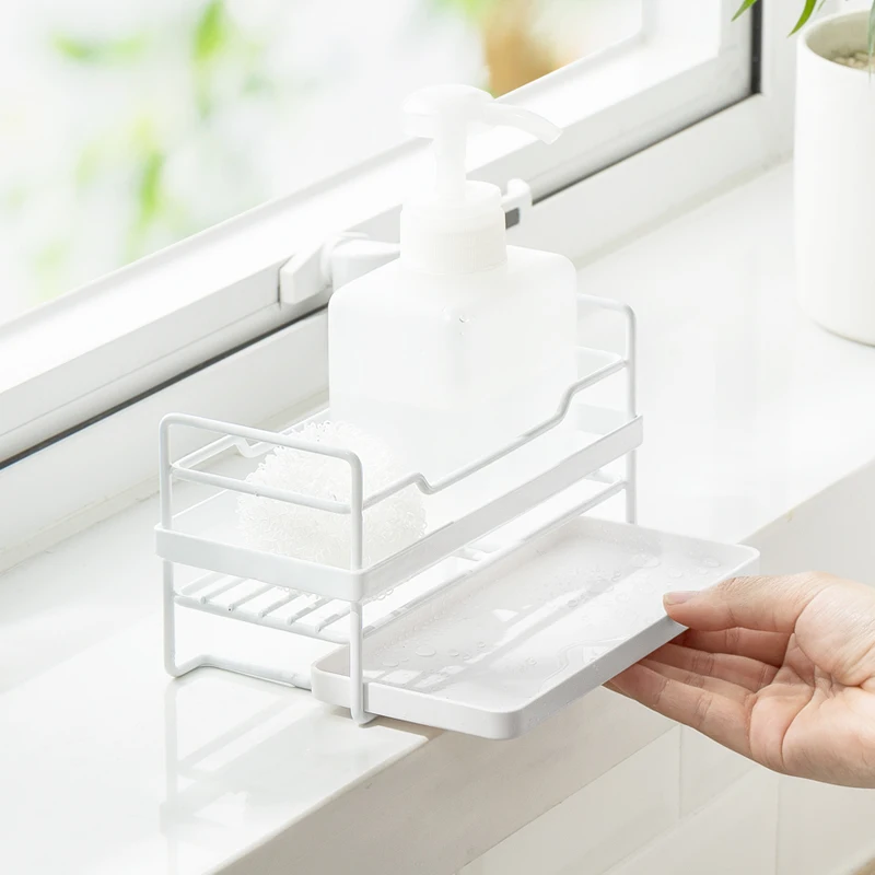 Sponge Drainer Holder Kitchen Sink Organizer Cleaning Balls Storage Racks Movable Shelf Home Bathroom Space Saver Accessories
Sponge Drainer Holder Kitchen Sink Organizer Cleaning Balls Storage Racks Movable Shelf Home Bathroom Space Saver Accessories