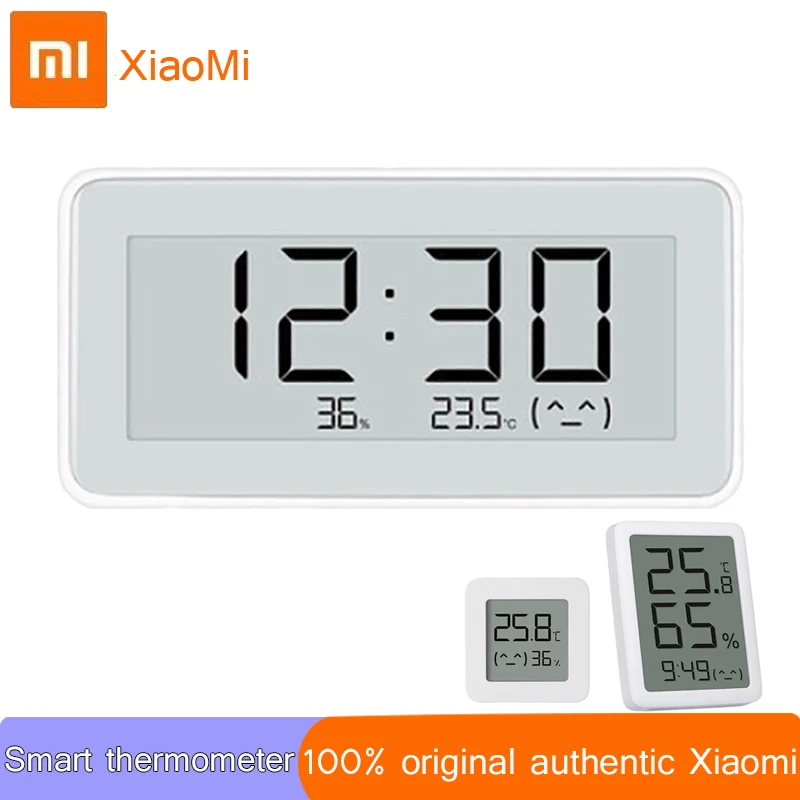 Original Xiaomi Mijia Household Indoor Thermometer Smart Electric Digital Hygrometer Wireless Bluetooth Humidity Measuring Tool 
Original Xiaomi Mijia Household Indoor Thermometer Smart Electric Digital Hygrometer Wireless Bluetooth Humidity Measuring Tool