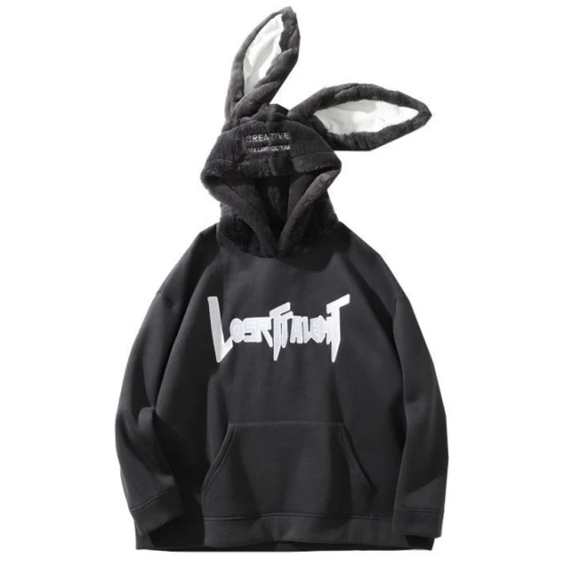 Spring Gothic Harajuku Hoodies Women Cute Rabbit Ear Pullover Fashionable Loose Slim Long Preppy Sweatshirts Woman Clothes Full
Spring Gothic Harajuku Hoodies Women Cute Rabbit Ear Pullover Fashionable Loose Slim Long Preppy Sweatshirts Woman Clothes Full