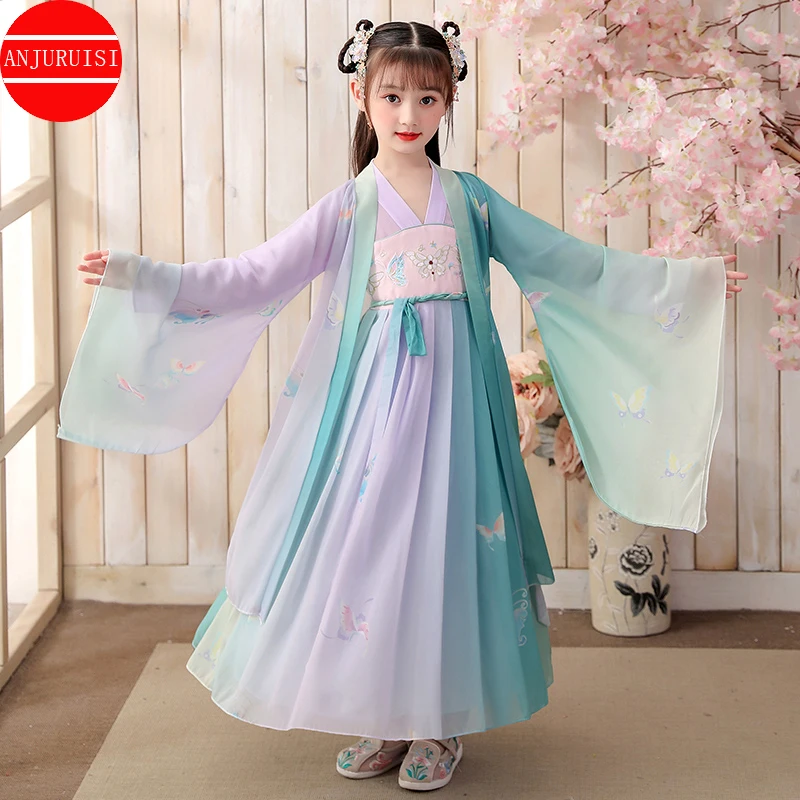 Elegant Chiffon Girl Dresses Flare Sleeves Vestido Infantil Menina Longo Comunion Niña Festa Chinese Robe Princesse With Jacket
Elegant Chiffon Girl Dresses Flare Sleeves Vestido Infantil Menina Longo Comunion Niña Festa Chinese Robe Princesse With Jacket