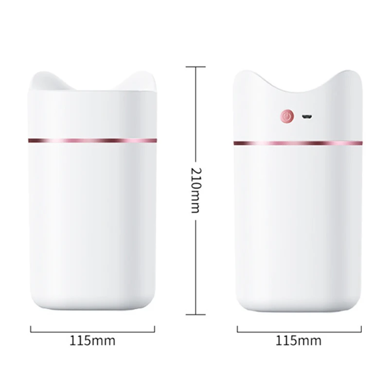 Cartoon USB Air Humidifier Ultrasonic Aroma Diffuser Mist Maker with 7 Colors LED Night Lamps Mini Home Air Purifier
Cartoon USB Air Humidifier Ultrasonic Aroma Diffuser Mist Maker with 7 Colors LED Night Lamps Mini Home Air Purifier