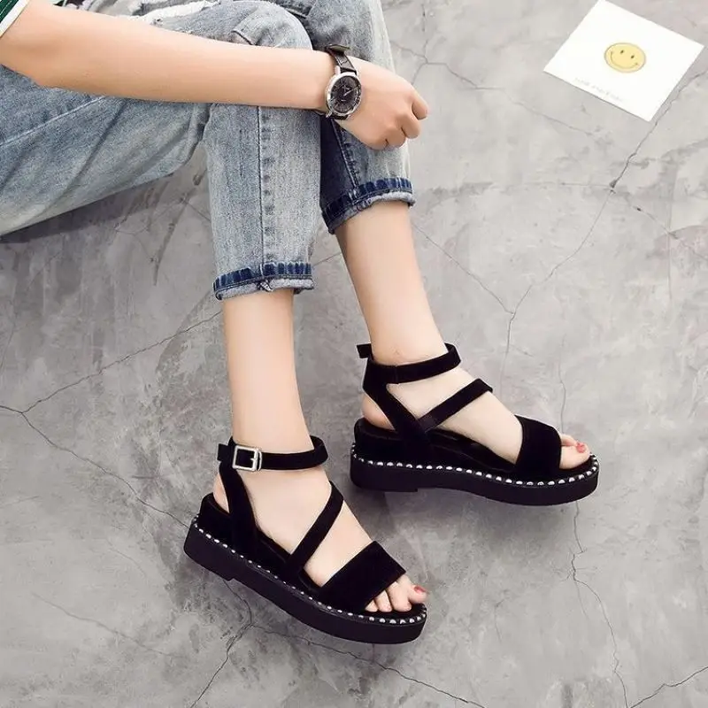 2021 Women Sandals Wedges High Heels Shoes Rhinestone Open Toe Platform Outdoor Sandalia Zapato Mujer Plus Size 35-40
2021 Women Sandals Wedges High Heels Shoes Rhinestone Open Toe Platform Outdoor Sandalia Zapato Mujer Plus Size 35-40