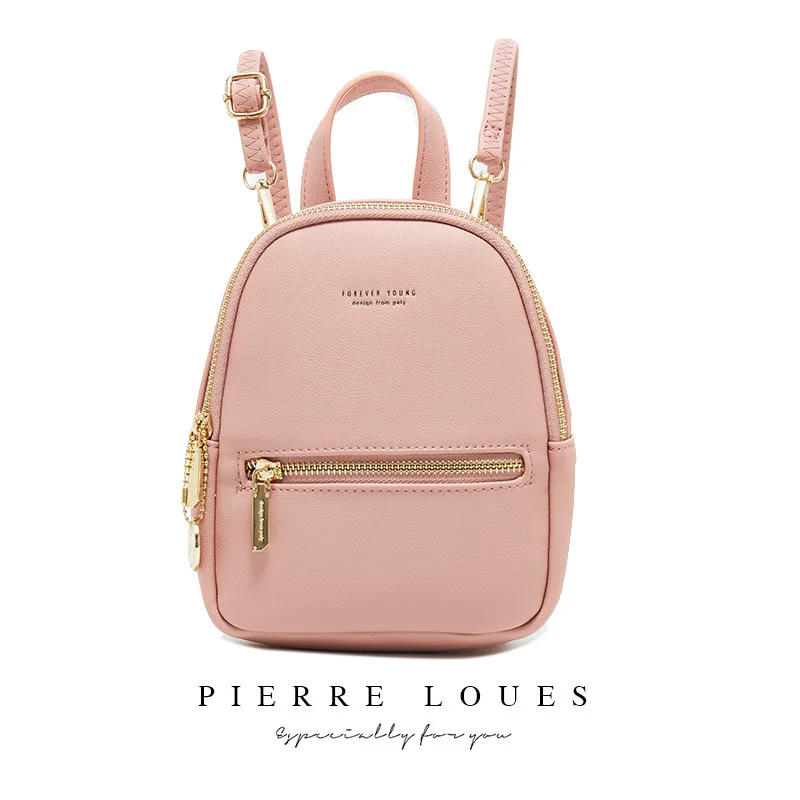 Mini Backpack Women PU Leather Shoulder Bag for Teenage Girls Fashion 2021 New Small Backpack Female Ladies School Backpack
Mini Backpack Women PU Leather Shoulder Bag for Teenage Girls Fashion 2021 New Small Backpack Female Ladies School Backpack