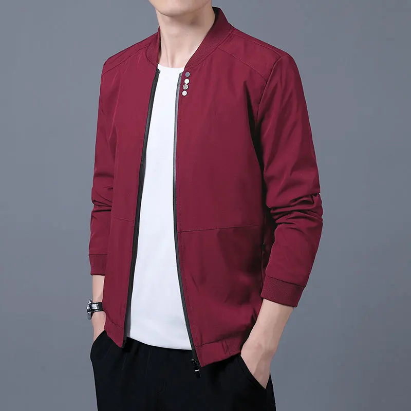 Men's casual jacket spring autumn youth men's Korean slim fit fashion coat father's top
Men's casual jacket spring autumn youth men's Korean slim fit fashion coat father's top