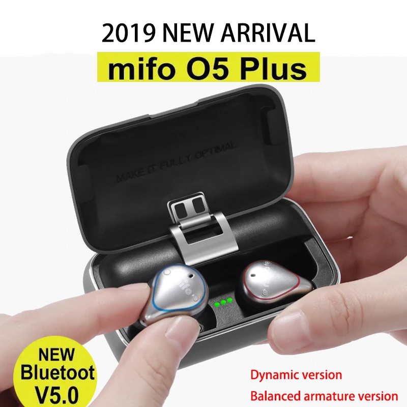 Mifo O5 plus мини TWS наушники беспроводные Bluetooth водонепроницаемые спортивные HiFi Бас