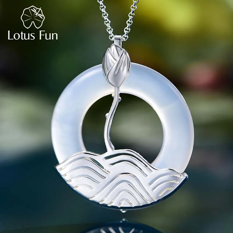 Женский винтажный Круглый Подвеска Lotus Fun, ювелирное изделие ручного изготовления из стерлингового серебра 925 пробы с натуральным халцедоно...
Женский винтажный Круглый Подвеска Lotus Fun, ювелирное изделие ручного изготовления из стерлингового серебра 925 пробы с натуральным халцедоно...