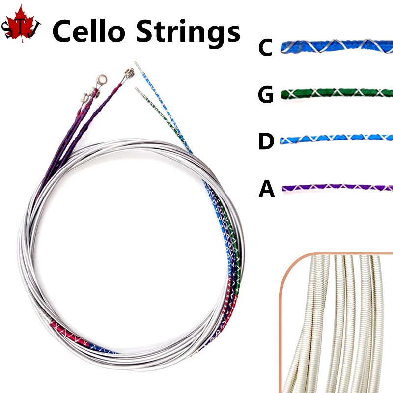 1 set best quality alloy medium soft professional 4/4 3/4 cello strings,A-D-G-C cello Strings,cello Parts Accessories fittings
1 set best quality alloy medium soft professional 4/4 3/4 cello strings,A-D-G-C cello Strings,cello Parts Accessories fittings