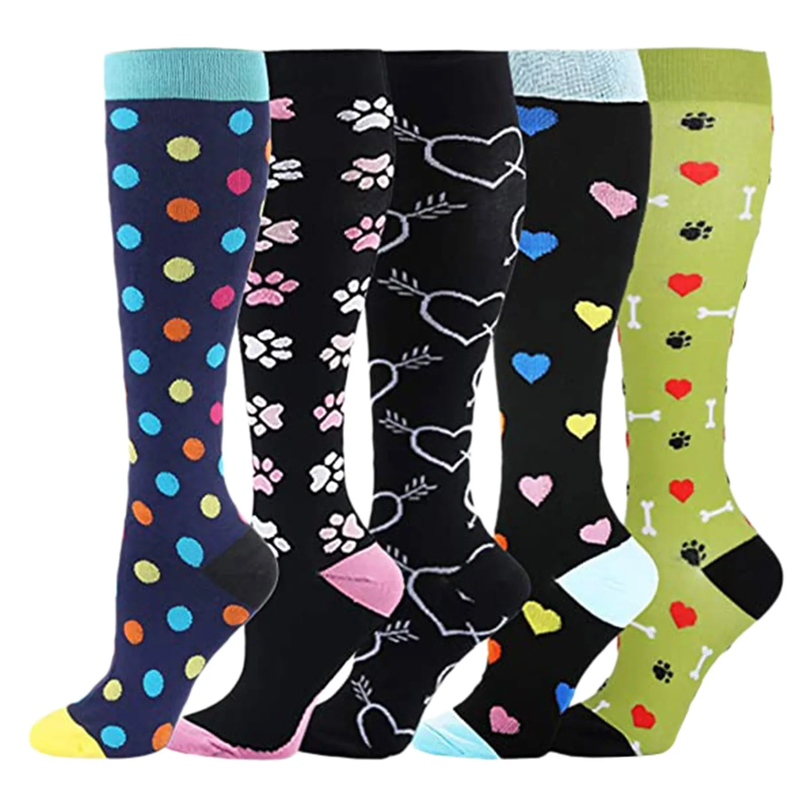 5 пар, Суперэластичные спортивные носки унисекс 
5 пар, Суперэластичные спортивные носки унисекс