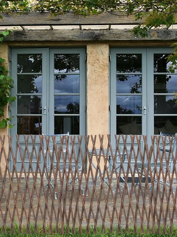 Expanding Wooden Garden Trellis Wall Fence Panel Plant Climb Trellis Support Willow Lattice Fence For Home Yard Garden Decor
Expanding Wooden Garden Trellis Wall Fence Panel Plant Climb Trellis Support Willow Lattice Fence For Home Yard Garden Decor