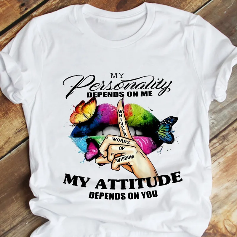My Personality Depends On Me Lip T Shirt Women Black Melanin Girl Graphic Tshirts Summer 2021 Fashion Quotation Tee Shirt Femme
My Personality Depends On Me Lip T Shirt Women Black Melanin Girl Graphic Tshirts Summer 2021 Fashion Quotation Tee Shirt Femme