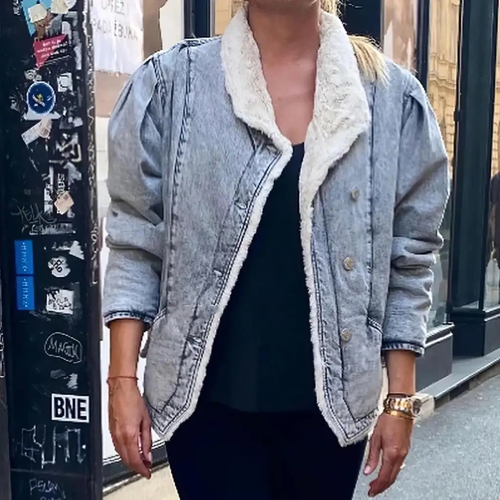 Pirate Hippie Solid Retro Jackect Woman Autumn Winter Long Puff Sleeve Single Breasted Jean Coat Vintage Classic Denim Jackets
Pirate Hippie Solid Retro Jackect Woman Autumn Winter Long Puff Sleeve Single Breasted Jean Coat Vintage Classic Denim Jackets