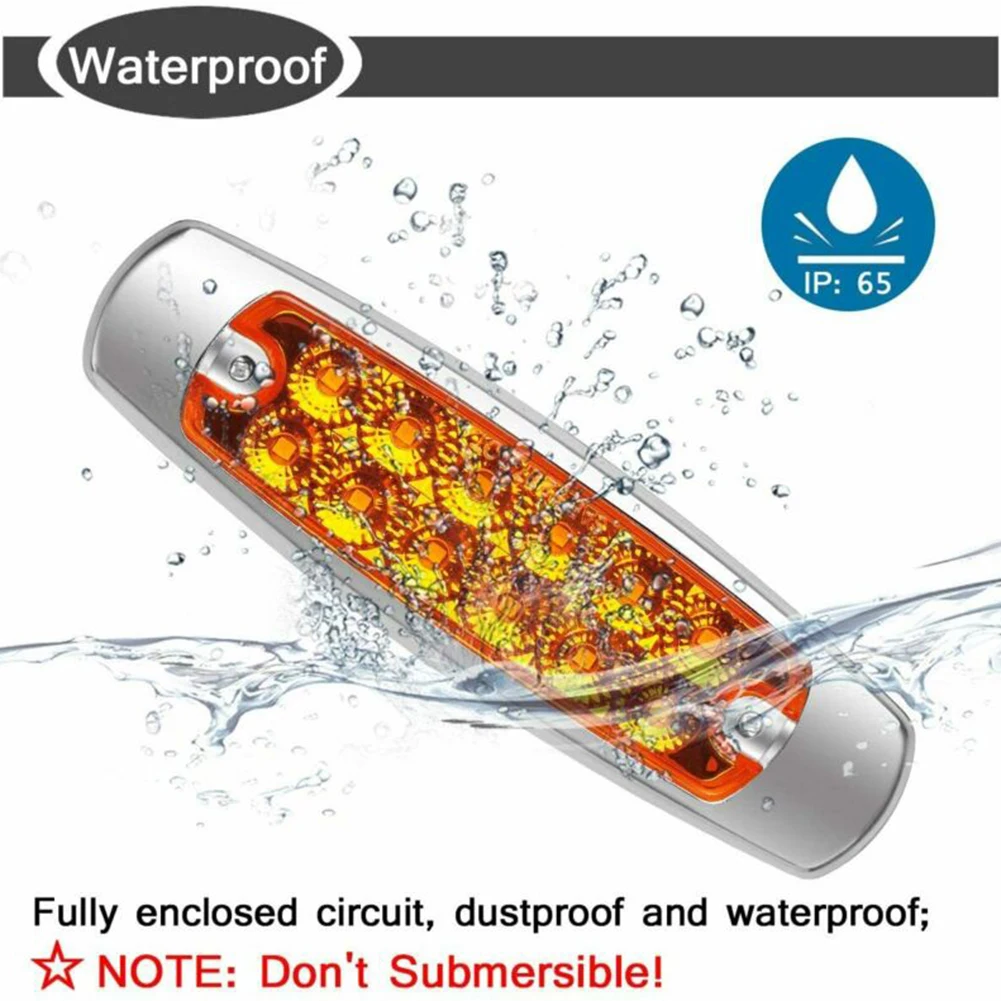 W/ Screw Marker Light Turn Signal Sealed Oval Waterproof 20PCS Clearance 12 LED Truck
W/ Screw Marker Light Turn Signal Sealed Oval Waterproof 20PCS Clearance 12 LED Truck