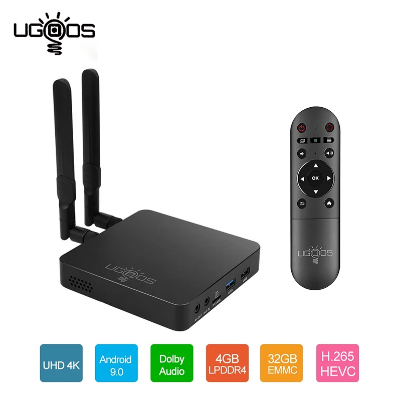 Смарт ТВ-приставка UGOOS AM6B PLUS 4 Гб DDR4 32 ГБ ROM Wifi6 1000M LAN BT5.0 4K HD AM6 ТВ-приставка Android 9,0 Amlogic
Смарт ТВ-приставка UGOOS AM6B PLUS 4 Гб DDR4 32 ГБ ROM Wifi6 1000M LAN BT5.0 4K HD AM6 ТВ-приставка Android 9,0 Amlogic