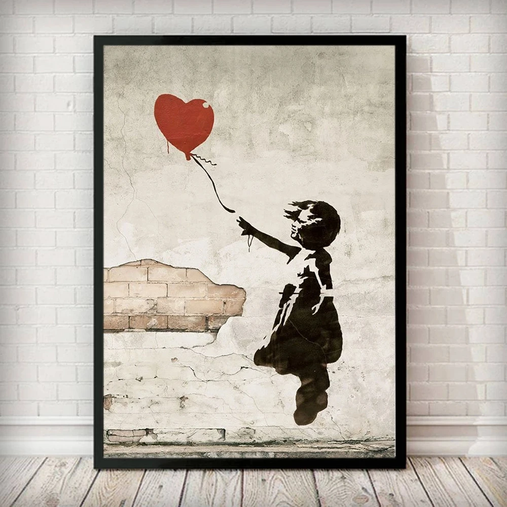 Banksy Meisje Met Ballon Muur Art Nordic Canvas Poster Hd Prints Painting Pictures Modular Modern Voor Woonkamer For Home Decor
Banksy Meisje Met Ballon Muur Art Nordic Canvas Poster Hd Prints Painting Pictures Modular Modern Voor Woonkamer For Home Decor