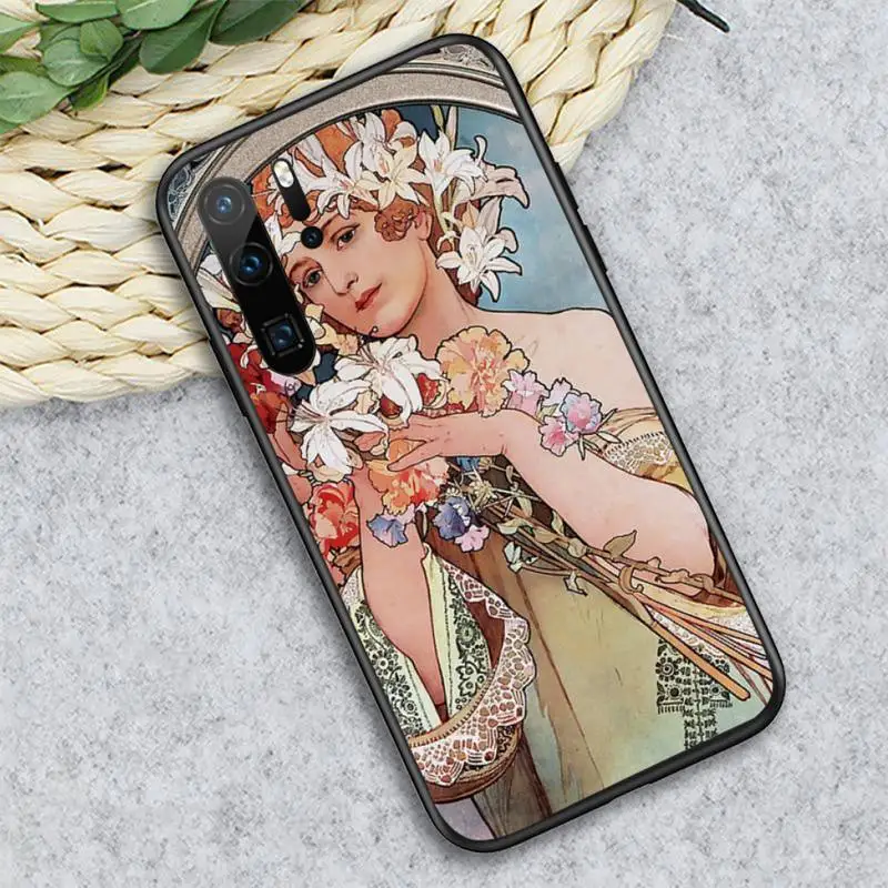 Art Poster Alphonse Mucha Painted Phone Case For Huawei honor Mate P 10 20 30 40 i 9 8 pro x Lite smart 2019 nova 5t
Art Poster Alphonse Mucha Painted Phone Case For Huawei honor Mate P 10 20 30 40 i 9 8 pro x Lite smart 2019 nova 5t