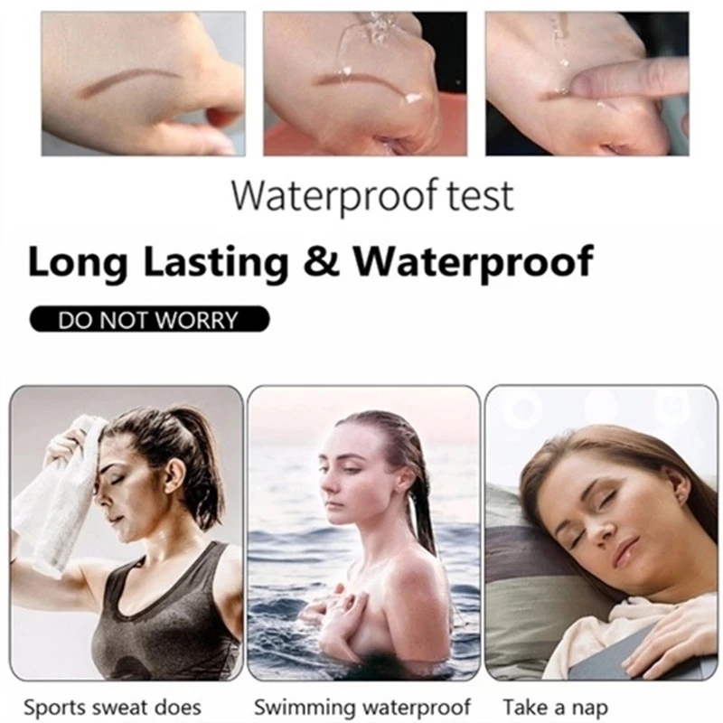 Waterproof Eyebrow Pen 4 Tip Brow Tattoo Liquid Pen Long Lasting Cosmetic Makeup Eye Brow Pencil 4 Colors Brown Black Grey Brush
Waterproof Eyebrow Pen 4 Tip Brow Tattoo Liquid Pen Long Lasting Cosmetic Makeup Eye Brow Pencil 4 Colors Brown Black Grey Brush
