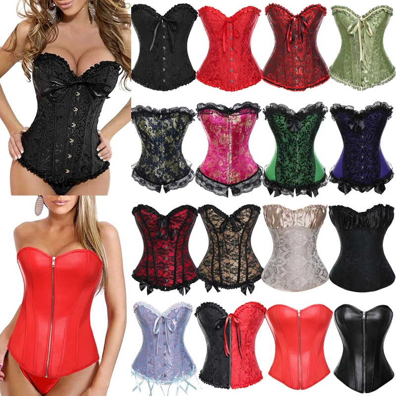 Сексуальный кружевной Женский корсет Overbust, эротический Женский корсет с цветочной застежкой-молнией, Женская парча, викторианская мода, Пр...
Сексуальный кружевной Женский корсет Overbust, эротический Женский корсет с цветочной застежкой-молнией, Женская парча, викторианская мода, Пр...
