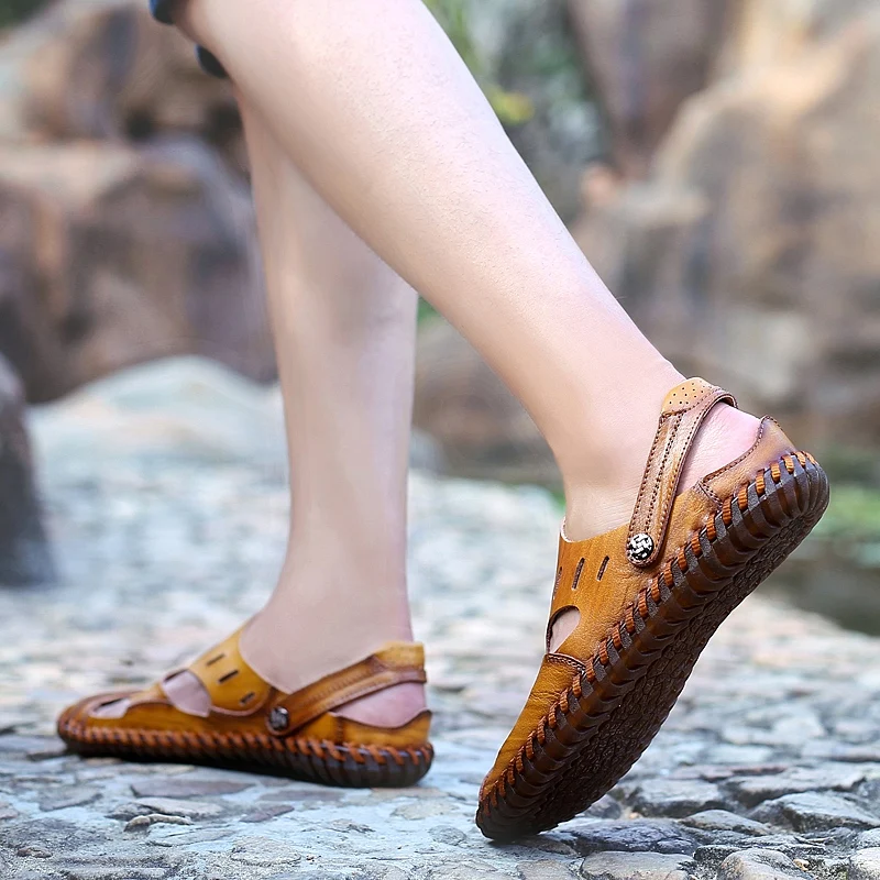 Mens Sandals Outdoor Sandals Men Summer Roman Zandalias Hombre Safety Sandalen Herren Men's Shoes Sandalias Cuero For Man
Mens Sandals Outdoor Sandals Men Summer Roman Zandalias Hombre Safety Sandalen Herren Men's Shoes Sandalias Cuero For Man
