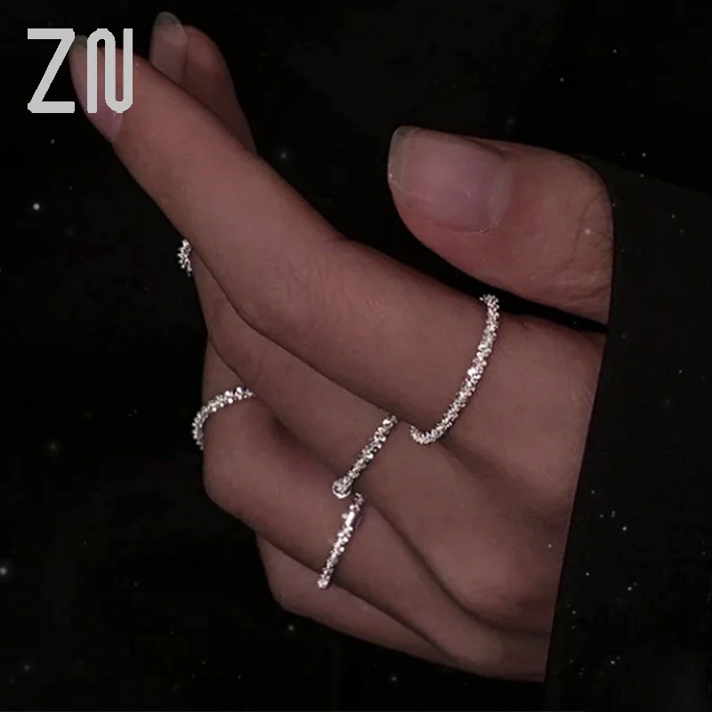 ZN New Silver Plated Super Shiny Ring For Women Simple Light luxury Ring Hot Jewelry Wedding Party Prom Christmas Gift
ZN New Silver Plated Super Shiny Ring For Women Simple Light luxury Ring Hot Jewelry Wedding Party Prom Christmas Gift