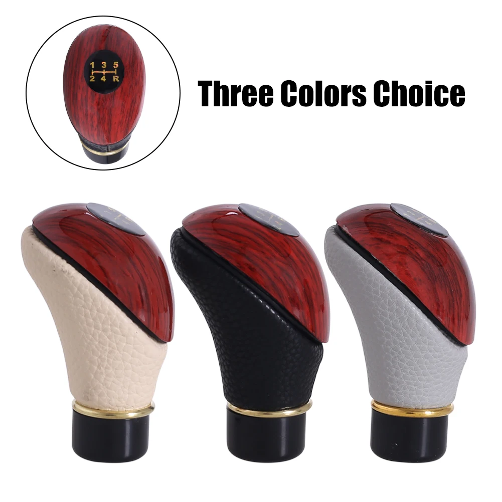 5 Speed Car Gear Shift Knob Manual Transmission Shift Lever Handle Leather Peach Wood MT Shifter Stick Knob Universal 10mm
5 Speed Car Gear Shift Knob Manual Transmission Shift Lever Handle Leather Peach Wood MT Shifter Stick Knob Universal 10mm