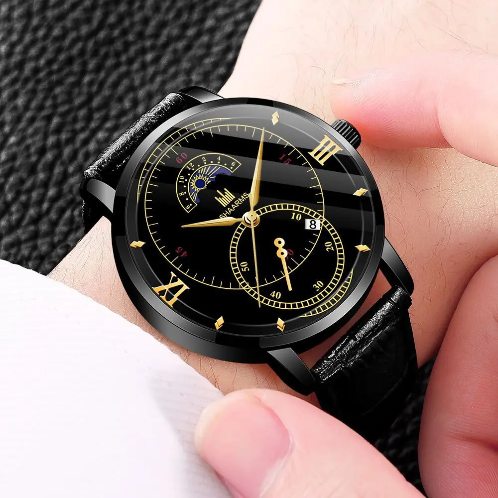Relogio MasculinoNew Men Watches Luxury Famous Brand Men Leather Calendar Watch Men Business Luminous Quartz Watch Reloj Hombre
Relogio MasculinoNew Men Watches Luxury Famous Brand Men Leather Calendar Watch Men Business Luminous Quartz Watch Reloj Hombre