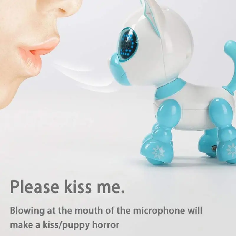 Fashion Intelligent Puzzle Pet Dog Child Robot Toy LED Eyes Sound Puppy Record Educational Birthday Gifts for Baby | Игрушки и хобби