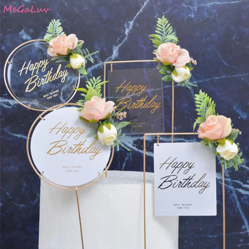 1pc Happy Birthday Decoration Acrylic Cake Toppers with Flower Mini Cake Toppers Birthday Party Baking Cake Decor Flags Toppers
1pc Happy Birthday Decoration Acrylic Cake Toppers with Flower Mini Cake Toppers Birthday Party Baking Cake Decor Flags Toppers