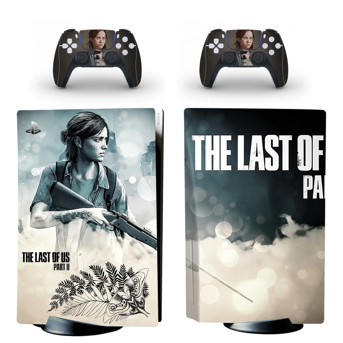Последняя из нас II виниловая наклейка PS5 CD для PlayStation 5 PS версия консоли и