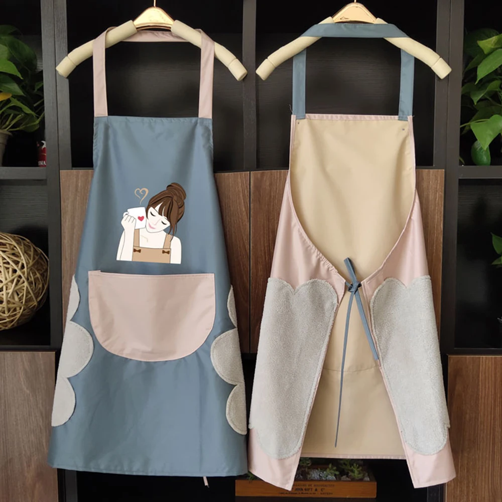 1Pcs Kitchen Wipeable Waterproof Oil-Proof Cartoon Wreath Rabbit Kitchen Nail Shop Apron for Women Baking Accessories 2021 New 
1Pcs Kitchen Wipeable Waterproof Oil-Proof Cartoon Wreath Rabbit Kitchen Nail Shop Apron for Women Baking Accessories 2021 New