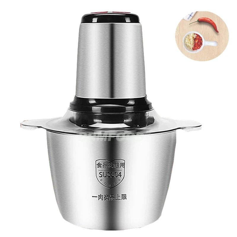 3L Electric Meat Chopper Vegetable Grinder Mincer Food Processor Cutter Slicer 304 Stainless Steel
3L Electric Meat Chopper Vegetable Grinder Mincer Food Processor Cutter Slicer 304 Stainless Steel