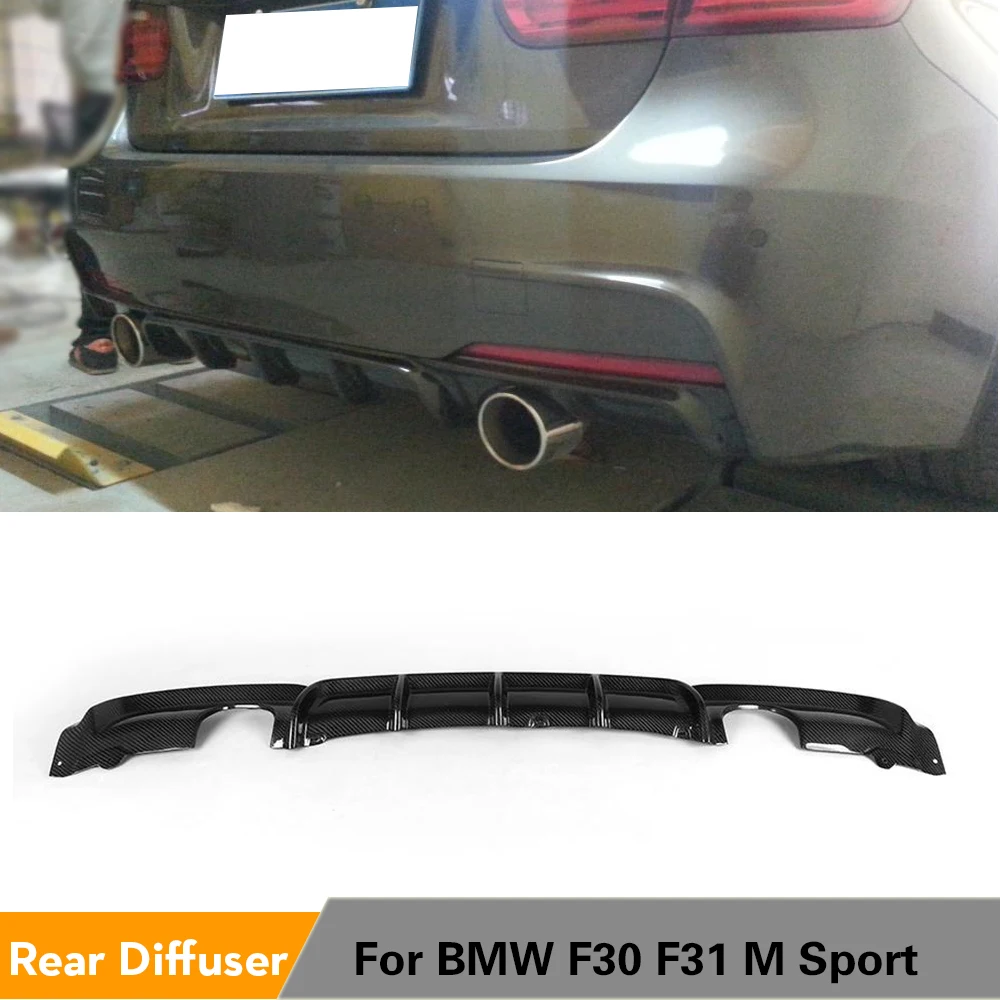 Диффузор для заднего бампера из углеродного волокна/ФАП, спойлер для BMW F30 f31 M, спортивный бампер 2012-2017, одиночный выхлоп, два выхода
Диффузор для заднего бампера из углеродного волокна/ФАП, спойлер для BMW F30 f31 M, спортивный бампер 2012-2017, одиночный выхлоп, два выхода