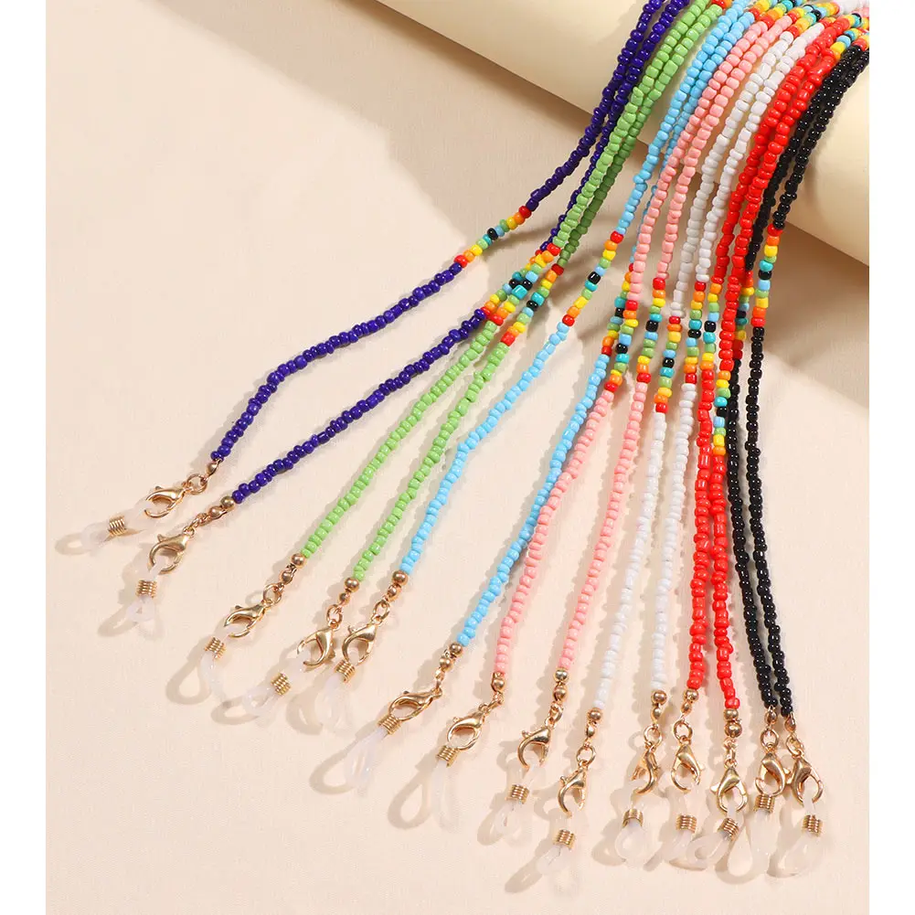Flatfoosie Bohemian Mask Strap Colorful Beaded Eyeglasses Chain Mask Holder Necklace Sunglasses Eyewear Hanging Women Jewelry
Flatfoosie Bohemian Mask Strap Colorful Beaded Eyeglasses Chain Mask Holder Necklace Sunglasses Eyewear Hanging Women Jewelry
