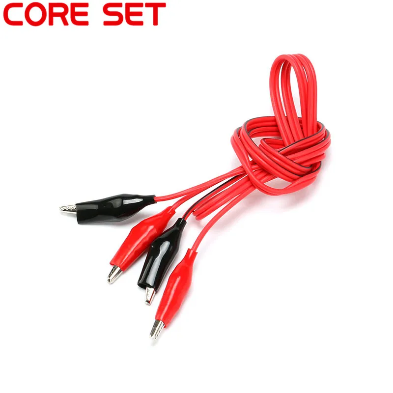 1pair 1meter Alligator Jumper Clips Crocodile Cable Wire Test Leads Double Red and Black
1pair 1meter Alligator Jumper Clips Crocodile Cable Wire Test Leads Double Red and Black