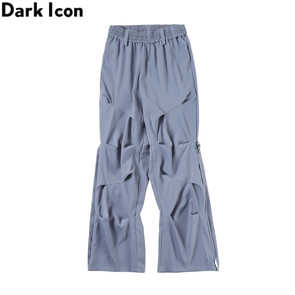Dark Icon Pleated Side Bandage Men's Pants High Street Pants for Men Black Grey
Dark Icon Pleated Side Bandage Men's Pants High Street Pants for Men Black Grey