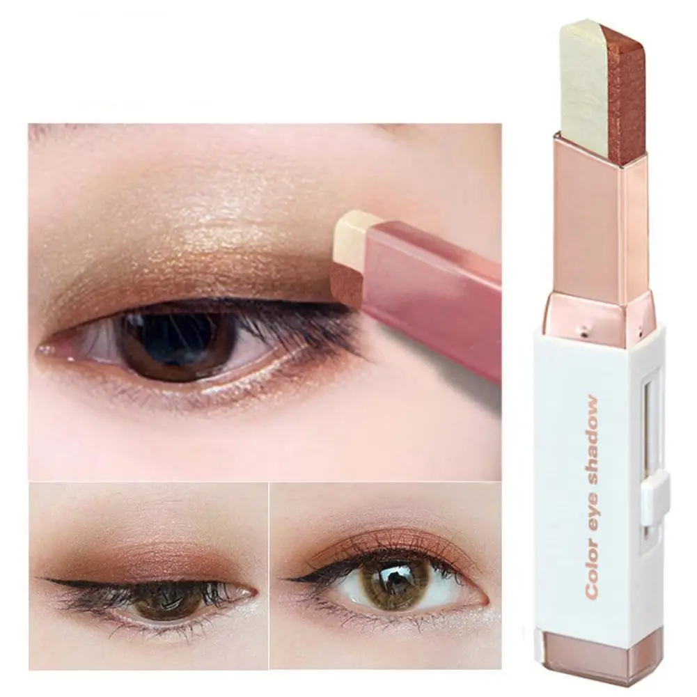 Gradient Two-colors Eye Shadow Stick Long Lasting Eyeshadow Palette Easy Use To Makeup Eye Cosmetics Waterproof Y9F2
Gradient Two-colors Eye Shadow Stick Long Lasting Eyeshadow Palette Easy Use To Makeup Eye Cosmetics Waterproof Y9F2