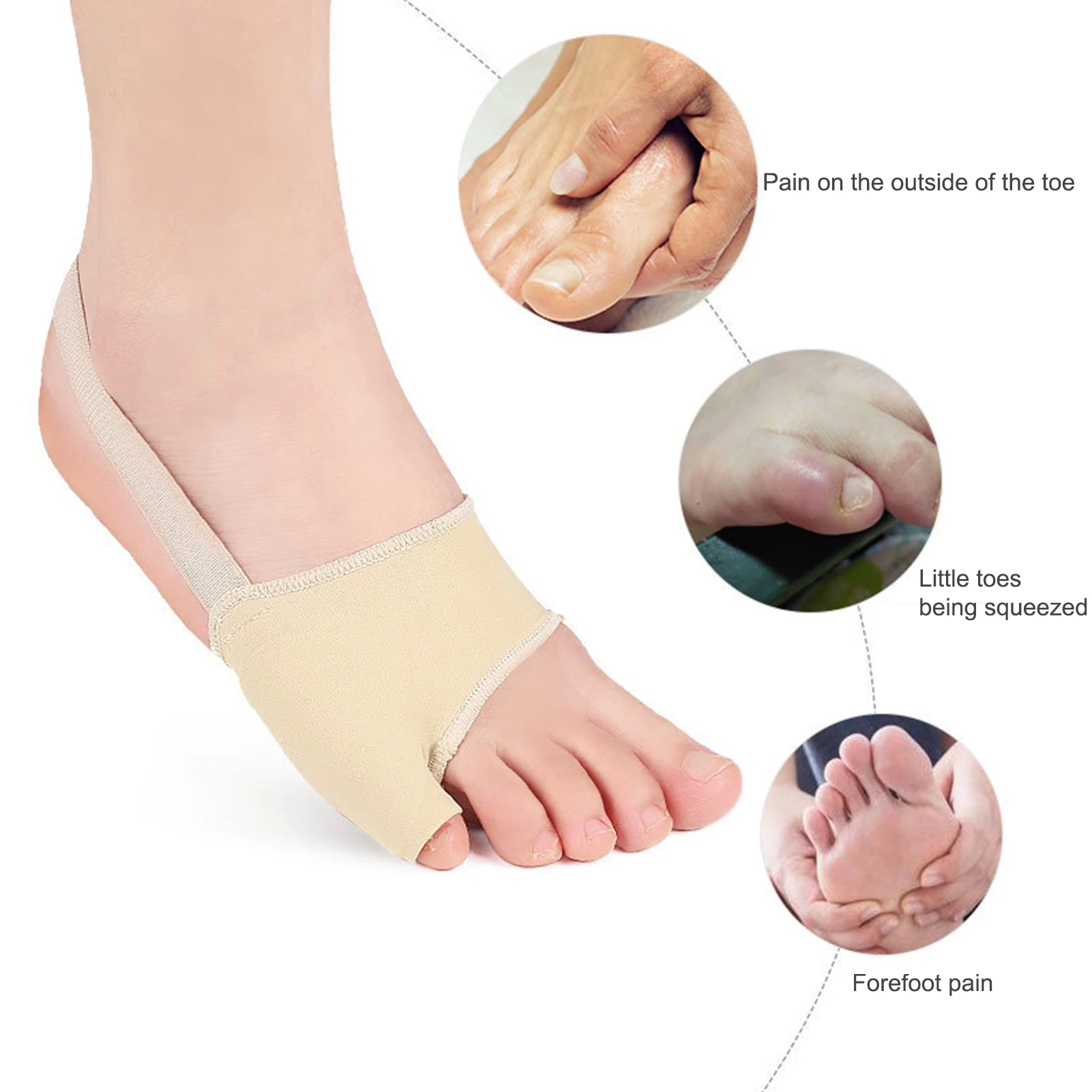 1Pair Toe Separator Hallux Valgus Bunion Corrector Orthotics Feet Bone Thumb Adjuster Correction Pedicure Sock Straightener
1Pair Toe Separator Hallux Valgus Bunion Corrector Orthotics Feet Bone Thumb Adjuster Correction Pedicure Sock Straightener