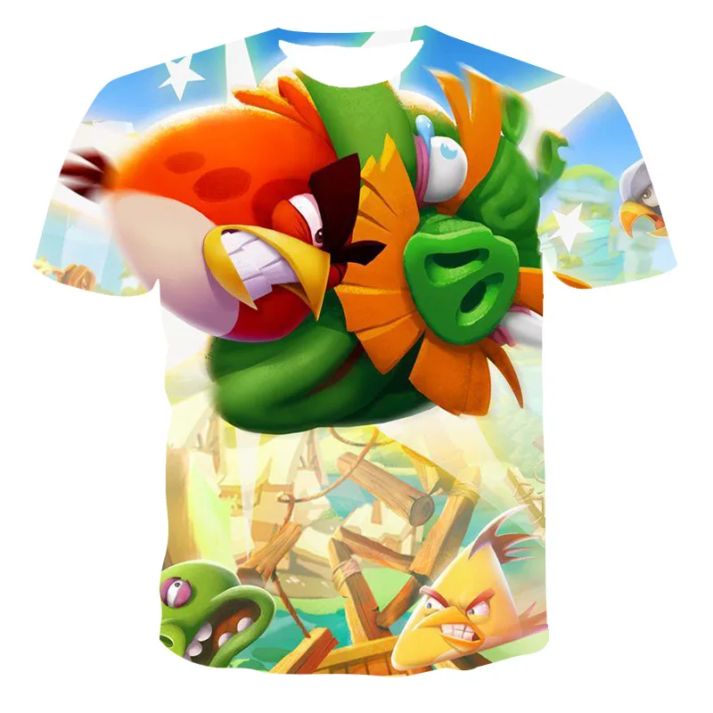 2021 Summer 3D New Cartoon Angry Bird Print T-Shirt Cartoon Animal Cute Fashion Casual Short-Sleeved Top Can Be Customized
2021 Summer 3D New Cartoon Angry Bird Print T-Shirt Cartoon Animal Cute Fashion Casual Short-Sleeved Top Can Be Customized