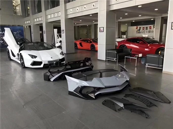 Комплект для Lp700 Lamborghini 720, обновление 750sv, объемный бампер, передний и задний бампер, хвост из углеродного волокна 
Комплект для Lp700 Lamborghini 720, обновление 750sv, объемный бампер, передний и задний бампер, хвост из углеродного волокна