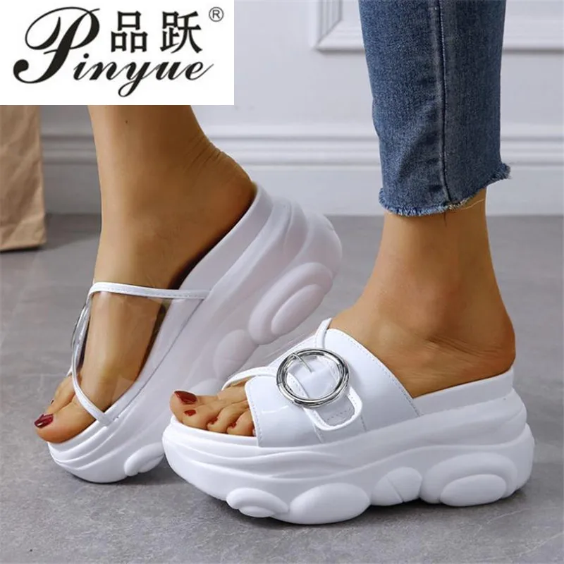 Women 9cm/3.5 inch Height Wedge Slippers Fashion Shoes Woman Flat Platform Thick Bottom Summer 34-41 Big Size Shoes
Women 9cm/3.5 inch Height Wedge Slippers Fashion Shoes Woman Flat Platform Thick Bottom Summer 34-41 Big Size Shoes