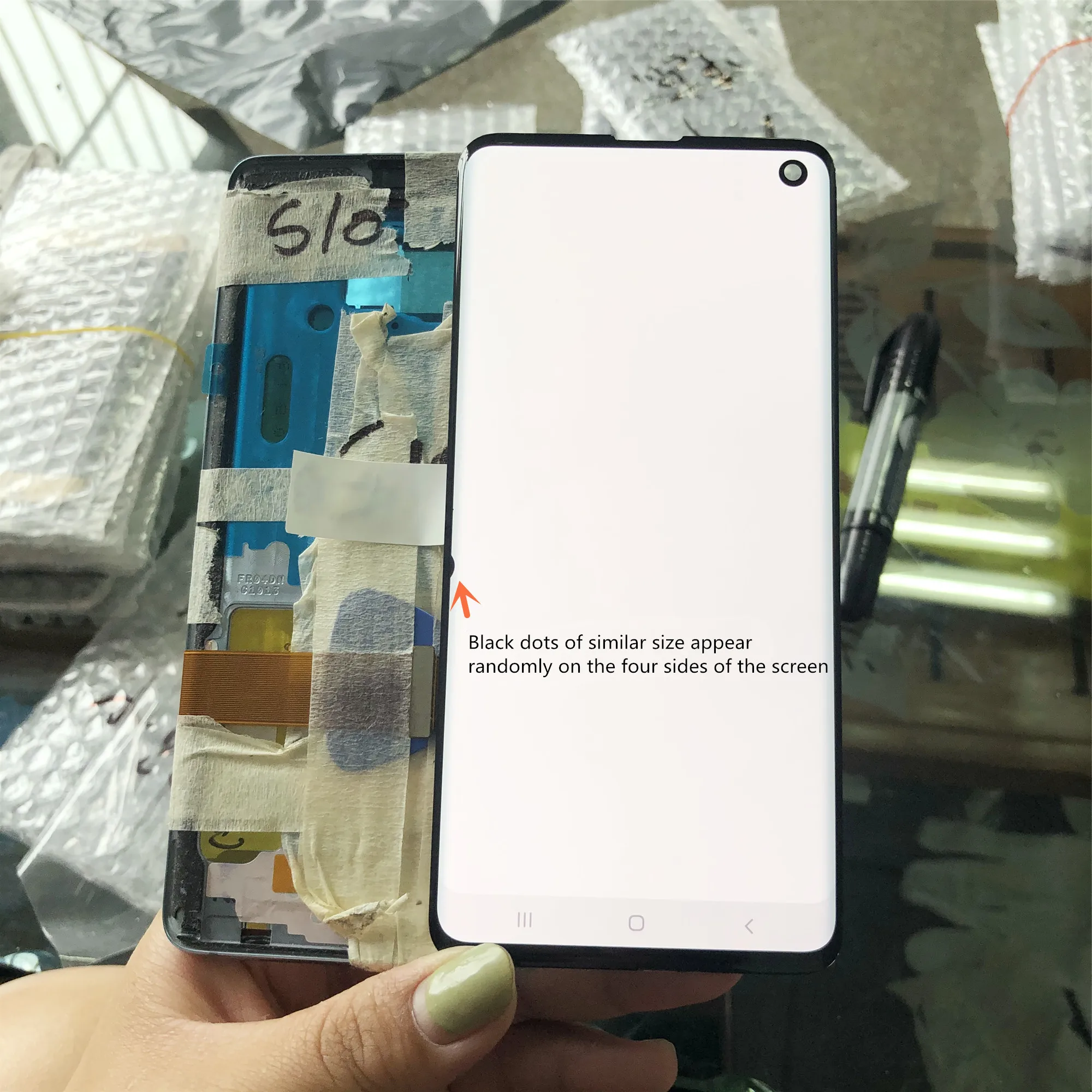 Original 6.1"With a Spots S10 lcd For Samsung Galaxy S10 G973 SM-G9730 G973F LCD Display and Touch Screen Digitizer Assembly
Original 6.1"With a Spots S10 lcd For Samsung Galaxy S10 G973 SM-G9730 G973F LCD Display and Touch Screen Digitizer Assembly