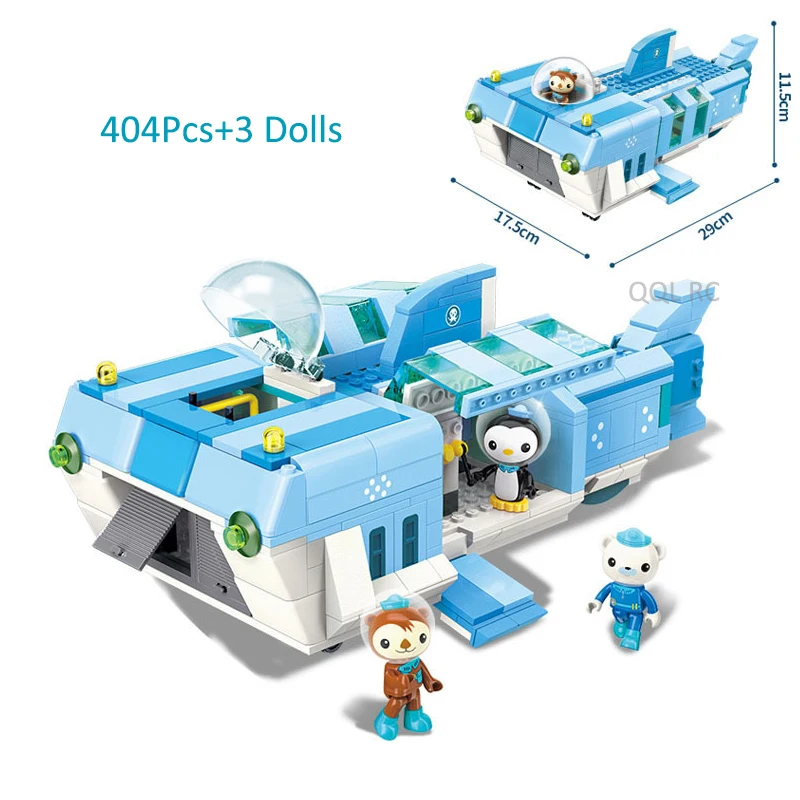 Enlighten Octonauts Block 3705 404pcs White Shark Mobile Base Cartoon Toys For Children
Enlighten Octonauts Block 3705 404pcs White Shark Mobile Base Cartoon Toys For Children