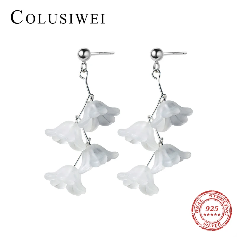 Colusiwei White Pure Shell Floral Tassel Dangle Earrings for Women Genuine 925 Sterling Silver Fashion Design Holiday Jewelry
Colusiwei White Pure Shell Floral Tassel Dangle Earrings for Women Genuine 925 Sterling Silver Fashion Design Holiday Jewelry