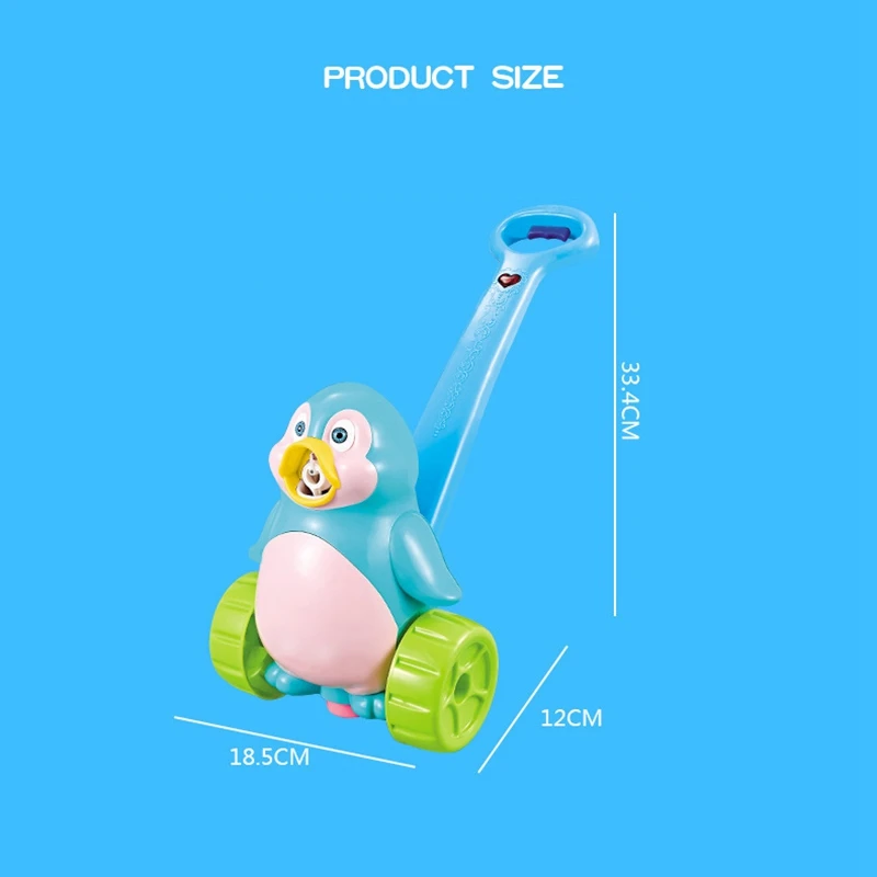 Electronic Hand Push Along Bubble Car Toy Walker for Kids Summer Gift
Electronic Hand Push Along Bubble Car Toy Walker for Kids Summer Gift