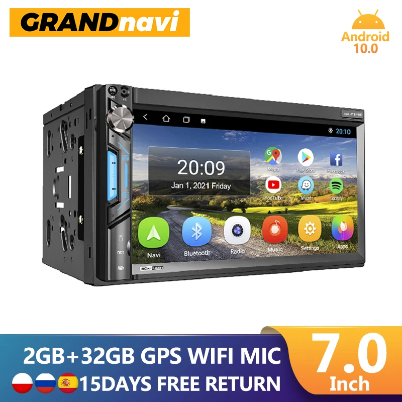 Автомагнитола GRANDnavi, Android, 2din, GPS-навигация, автомобильный мультимедийный плеер 71BT PRO, 2 Din, 7 дюймов, Авторадио, стерео для VW, Toyota, Nissan, Hyundai
Автомагнитола GRANDnavi, Android, 2din, GPS-навигация, автомобильный мультимедийный плеер 71BT PRO, 2 Din, 7 дюймов, Авторадио, стерео для VW, Toyota, Nissan, Hyundai